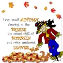 Mel - Smell Autumn Leaves - Scarecrow