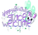 Happy Birthday Grace-Welcome sign