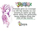 Jaya - Friends - Courage - Birds - Flowers