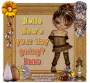 Greetings - Jane