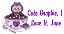 Purple Penguin - Jane