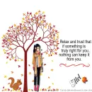 Mel - Squirrel - Leaves - Relax