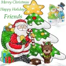 Merry Christmas Happy Holidays Friends