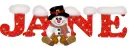 Christmas snowman - Jane