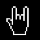 asl i love you hand background