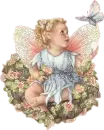 angel with butterfly