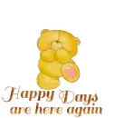 Dancing Bear "Happy Days, are here again"