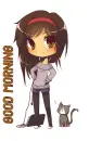 Anime GIRL GOOD MORNING