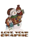 Love Your Graphic Snowman family