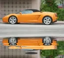 orange car