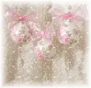 Pink ornaments