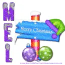 Mel - Ornaments - Hat - Sign - Pole