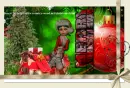 green and red christmas theme