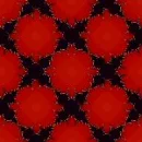 Design Background Red/Black Fractal