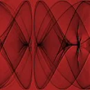 Design Background red Fractal