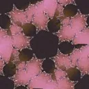Design Background Pink And Black Fractal