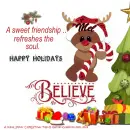 Mel - Friendship - Happy Holidays - Bear