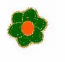 green background