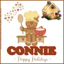 Connie - Gingerbread - Happy Holidays