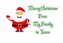 Santa, Merry Christmas From My Family to Yours