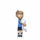 child with ball