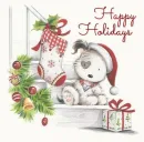 HAPPY HOLIDAYS (CHRISTMAS DOG)
