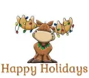 HAPPY HOLIDAYS REINDEER