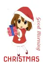 Merry Christmas Anime Girl.. Good Morning
