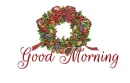 GOOD MORNING GLITTER WREATH