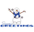 ANIMATED SNOWMAN.. SEASON'S GREETINGS