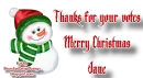 Thanks for your votes - Jane