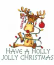 ANIMATED RUDOLPH.. "HAVE A HOLLY JOLLY CHRISTMAS"