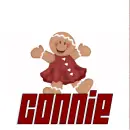 Animated Gingerbread Girl.. style #2 CONNIE