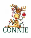 CHRISTMAS REINDEER.. CONNIE