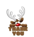 RUDOLPH SAYING "THANK YOU"