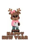 HAPPY NEW YEAR, REINDEER GIRL
