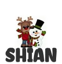 CUTE LIL REINDEER & SNOWMAN.. "SHIAN"