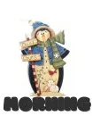 Penguin Saying "MORNING"