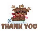 Reindeer on a sleigh.. THANK YOU