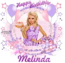 Happy Birthday ~ Melinda