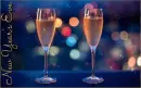 NEW YEARS EVE.. ANIMATED BUBBLES & CHAMPAGNE