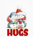 SNOWING ON PENGUINS.. HUGS