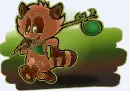 glitter animal