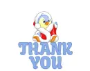 Glittered Christmas Bird.. THANK YOU