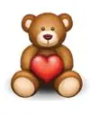 teddy bear with heart