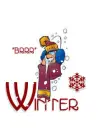 SNOWING ON A COLD DUDE! ("WINTER")