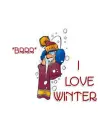 Snowing on a cold sude.. WINTER