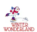 Winter wonderland ... ice skating snowman