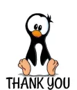 PENGUIN SAYING "THANK YOU"