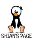 ANIMATED PENGUIN SAYING "SHIAN's PAGE"